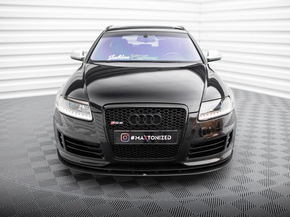 Street PRO Front Splitter Audi RS6 Avant C6 - Wayside Performance 