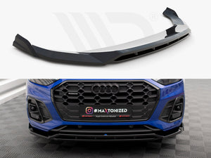 Front Splitter V.1 Audi SQ5 / Q5 S-Line SUV / Sportback Mk2 Facelift - Wayside Performance 