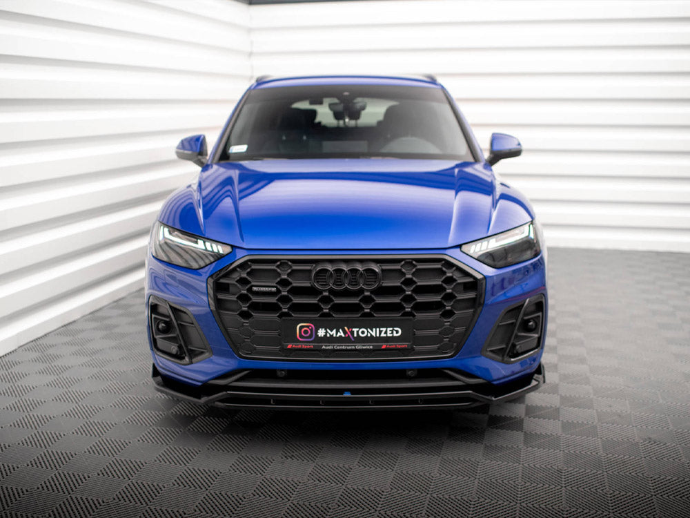 Front Splitter V.1 Audi SQ5 / Q5 S-Line SUV / Sportback Mk2 Facelift - Wayside Performance 