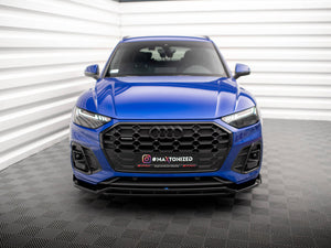 Front Splitter V.1 Audi SQ5 / Q5 S-Line SUV / Sportback Mk2 Facelift - Wayside Performance 