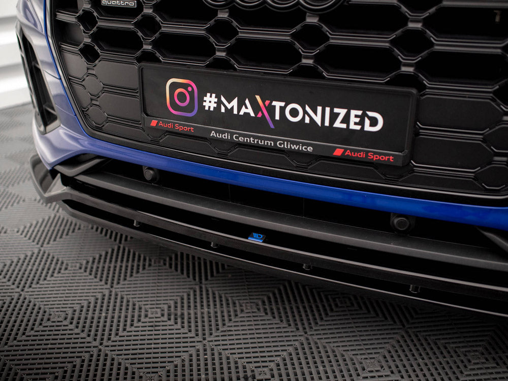 Front Splitter V.1 Audi SQ5 / Q5 S-Line SUV / Sportback Mk2 Facelift - Wayside Performance 