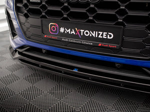 Front Splitter V.1 Audi SQ5 / Q5 S-Line SUV / Sportback Mk2 Facelift - Wayside Performance 