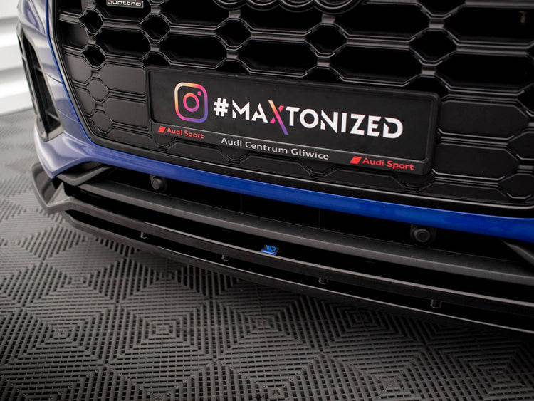 Front Splitter V.1 Audi SQ5 / Q5 S-Line SUV / Sportback Mk2 Facelift - Wayside Performance 