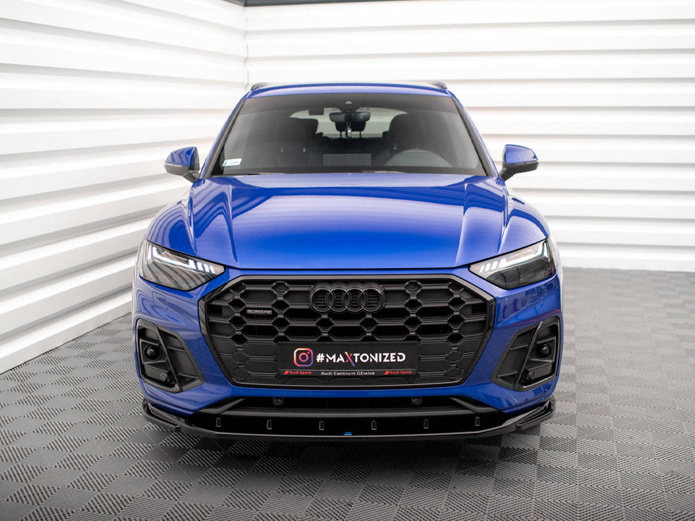 Front Splitter V.2 Audi SQ5 / Q5 S-Line SUV / Sportback Mk2 Facelift - Wayside Performance 