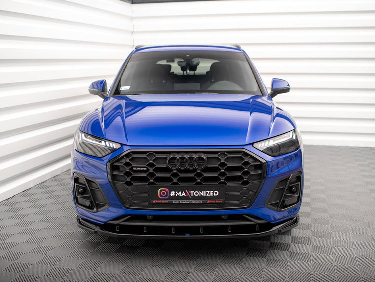 Front Splitter V.2 Audi SQ5 / Q5 S-Line SUV / Sportback Mk2 Facelift - Wayside Performance 