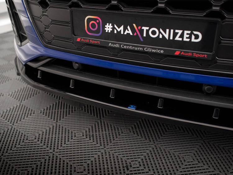 Front Splitter V.2 Audi SQ5 / Q5 S-Line SUV / Sportback Mk2 Facelift - Wayside Performance 