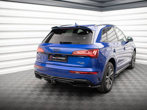 Central Rear Splitter (Vertical Bars) Audi Q5 S-Line SUV Mk2 Facelift - Wayside Performance 