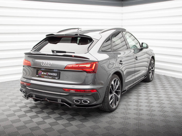 Central Rear Splitter (Vertical Bars) Audi SQ5 Sportback Mk2 Facelift - Wayside Performance 