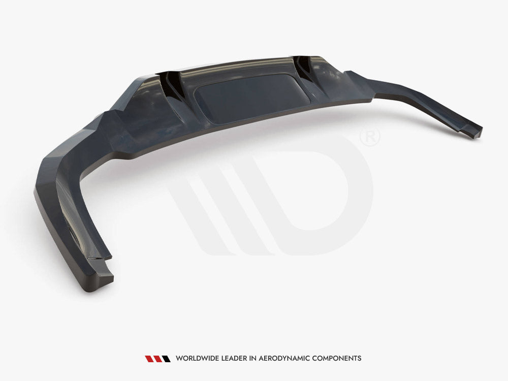Central Rear Splitter (Vertical Bars) Audi SQ5 Sportback Mk2 Facelift - Wayside Performance 