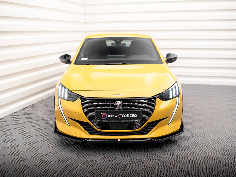 Front Splitter V.1 + Flaps Peugeot 208 GT Mk2 - Wayside Performance 