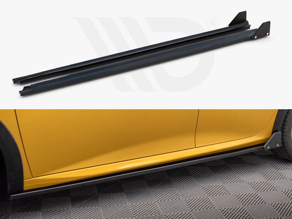 Side Skirts Diffusers + Flaps Peugeot 208 GT Mk2 - Wayside Performance 