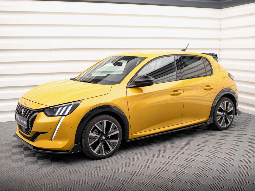 Side Skirts Diffusers + Flaps Peugeot 208 GT Mk2 - Wayside Performance 
