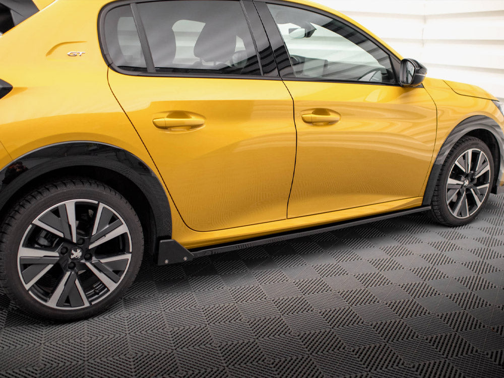 Side Skirts Diffusers + Flaps Peugeot 208 GT Mk2 - Wayside Performance 