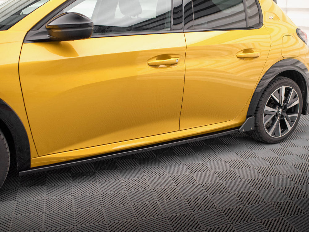 Side Skirts Diffusers + Flaps Peugeot 208 GT Mk2 - Wayside Performance 