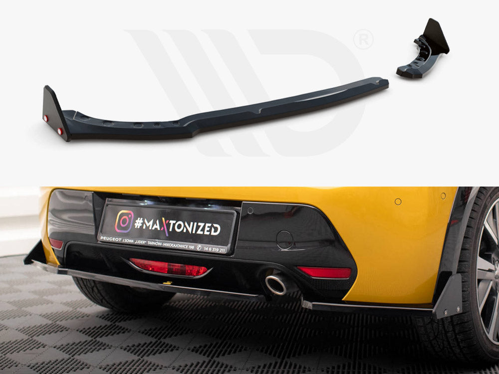 Rear Side Splitters V.1 + Flaps Peugeot 208 GT Mk2 - Wayside Performance 