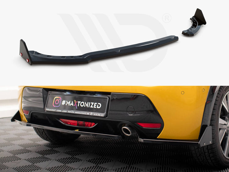 Rear Side Splitters V.1 + Flaps Peugeot 208 GT Mk2 - Wayside Performance 