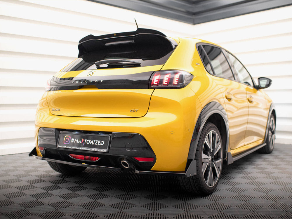 Rear Side Splitters V.1 + Flaps Peugeot 208 GT Mk2 - Wayside Performance 