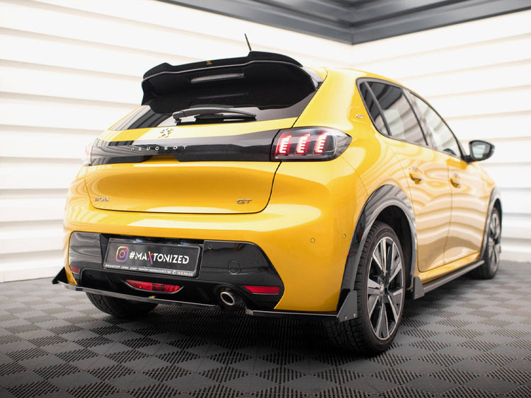 Rear Side Splitters V.1 + Flaps Peugeot 208 GT Mk2 - Wayside Performance 