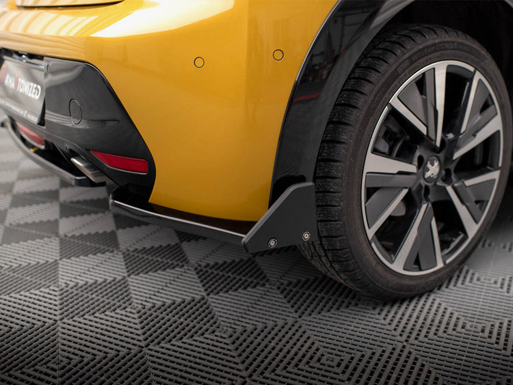 Rear Side Splitters V.1 + Flaps Peugeot 208 GT Mk2 - Wayside Performance 