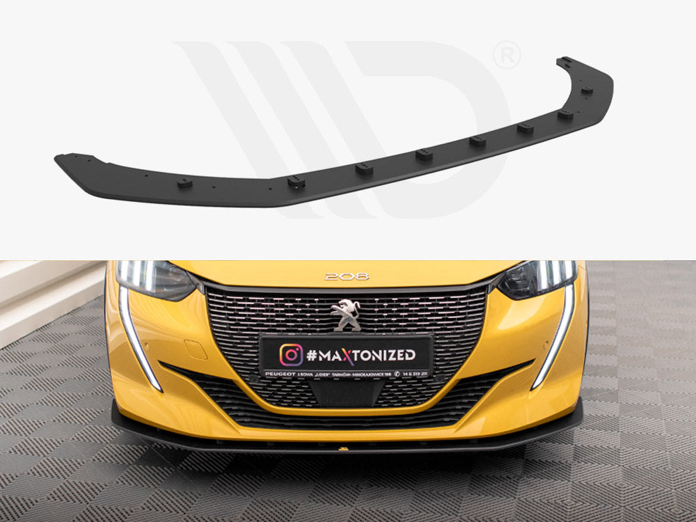 Street PRO Front Splitter Peugeot 208 GT Mk2 - Wayside Performance 