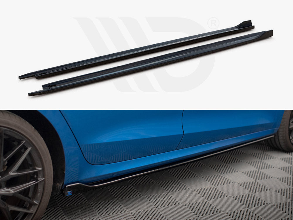 Side Skirts Diffusers V.1 Skoda Octavia Mk4 - Wayside Performance 