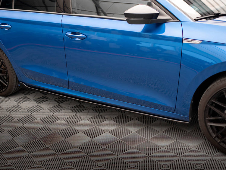 Side Skirts Diffusers V.1 Skoda Octavia Mk4 - Wayside Performance 