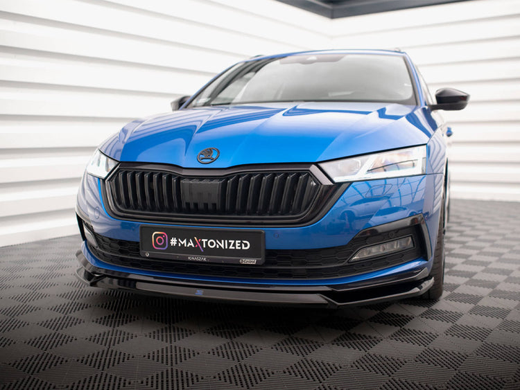 Front Splitter V.2 Skoda Octavia Sportline Mk4 - Wayside Performance 