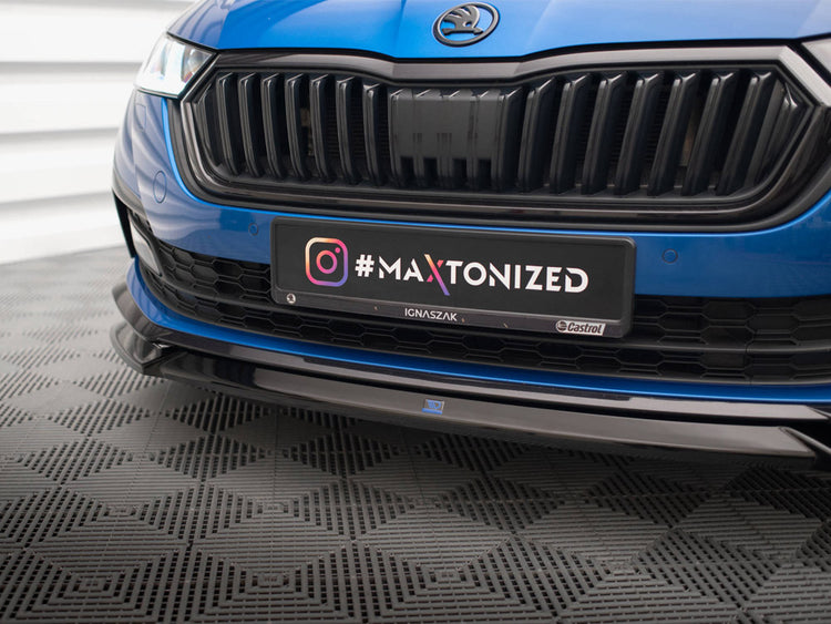 Front Splitter V.2 Skoda Octavia Sportline Mk4 - Wayside Performance 