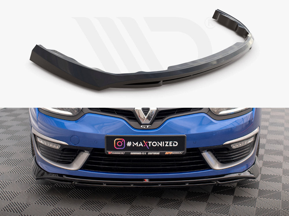 Front Splitter Renault Megane GT Line Grandtour Mk3 Facelift - Wayside Performance 