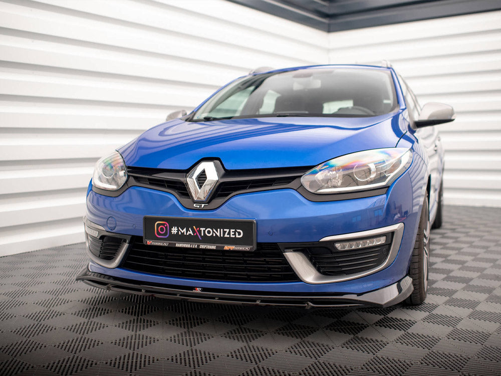 Front Splitter Renault Megane GT Line Grandtour Mk3 Facelift - Wayside Performance 