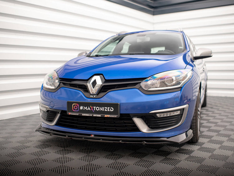 Front Splitter Renault Megane GT Line Grandtour Mk3 Facelift - Wayside Performance 