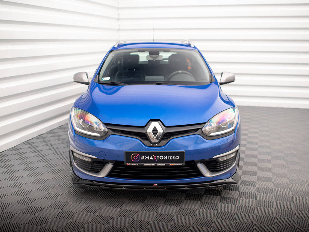 Front Splitter Renault Megane GT Line Grandtour Mk3 Facelift - Wayside Performance 