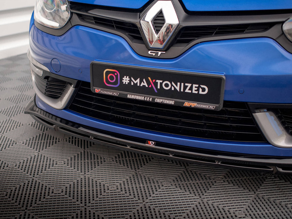 Front Splitter Renault Megane GT Line Grandtour Mk3 Facelift - Wayside Performance 
