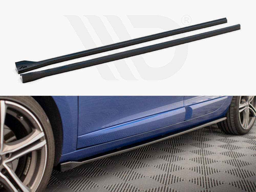 Side Skirts Diffusers Renault Megane GT Line Grandtour Mk3 Facelift - Wayside Performance 