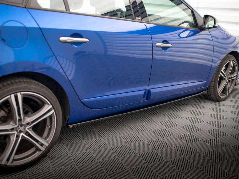 Side Skirts Diffusers Renault Megane GT Line Grandtour Mk3 Facelift - Wayside Performance 