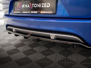 Central Rear Splitter (Vertical Bars) Renault Megane GT Line Grandtour Mk3 Facelift - Wayside Performance 