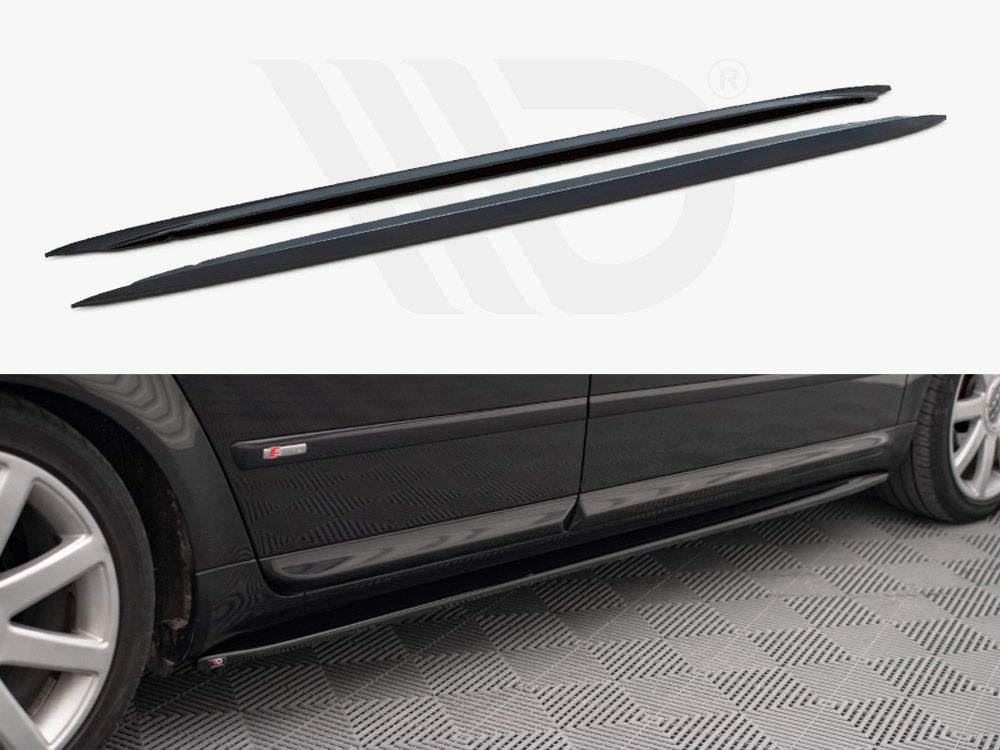 Side Skirts Diffusers Audi S4 / A4 / A4 S-Line B6 / B7 - Wayside Performance 