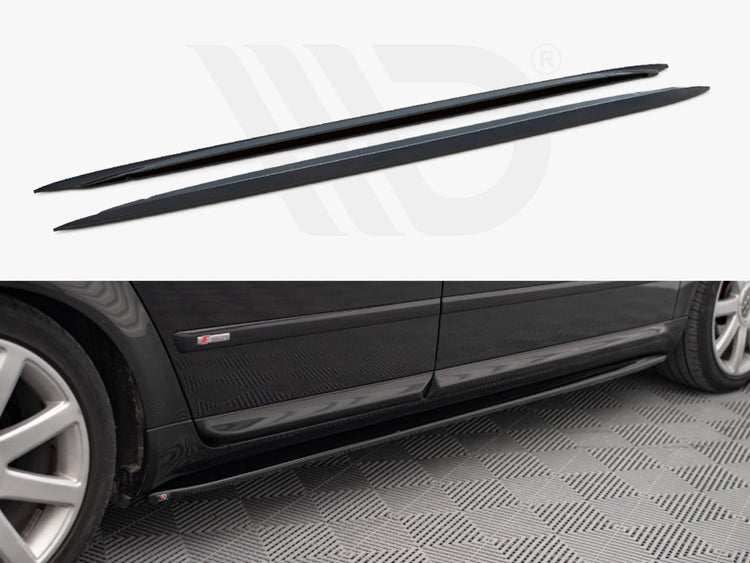 Side Skirts Diffusers Audi S4 / A4 / A4 S-Line B6 / B7 - Wayside Performance 