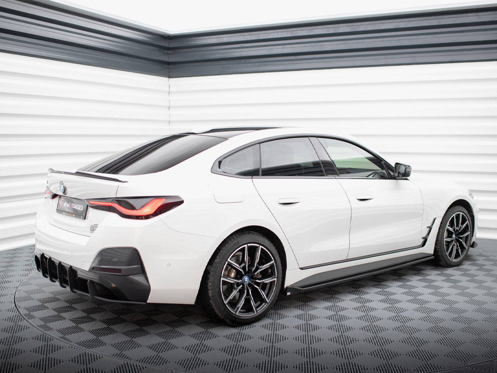 Side Skirts Diffusers V.1 BMW i4 M-Pack G26 - Wayside Performance 