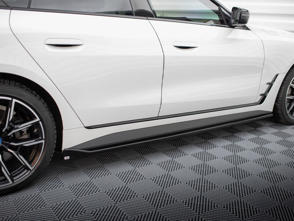 Side Skirts Diffusers V.1 BMW i4 M-Pack G26 - Wayside Performance 