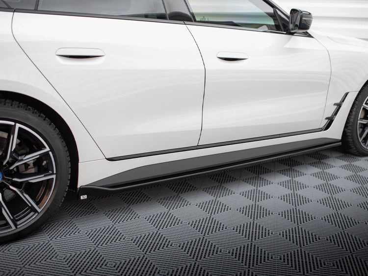 Side Skirts Diffusers V.1 BMW i4 M-Pack G26 - Wayside Performance 