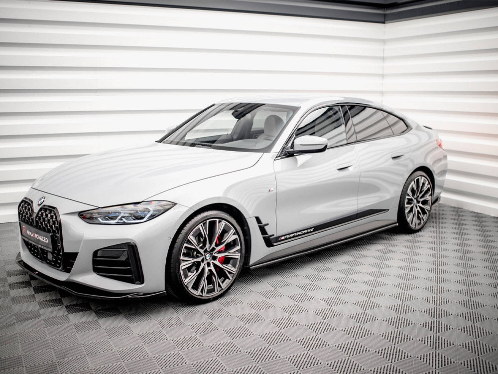 Side Skirts Diffusers V.2 BMW i4 M-Pack G26 - Wayside Performance 