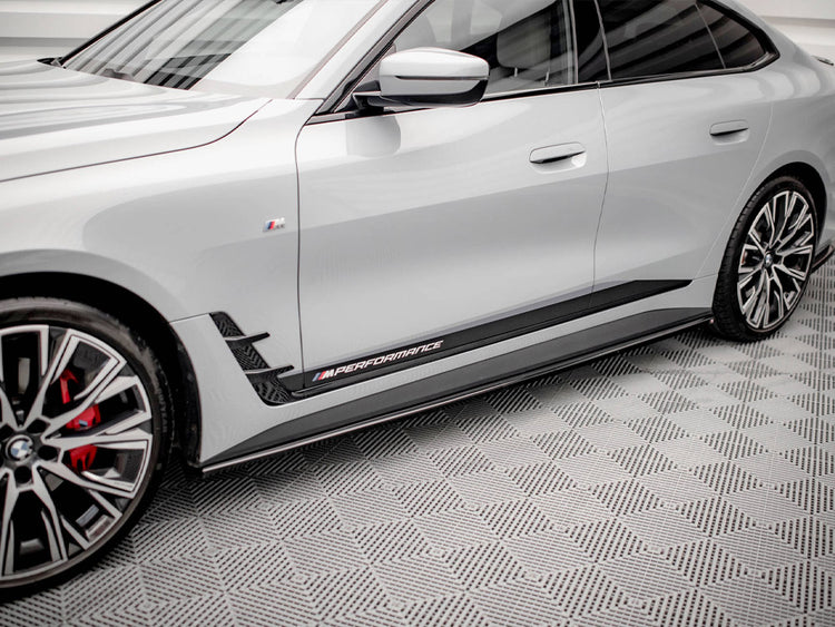 Side Skirts Diffusers V.2 BMW i4 M-Pack G26 - Wayside Performance 