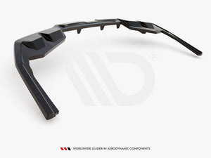 Central Rear Splitter (Vertical Bars) V.1 BMW i4 M-Pack G26 - Wayside Performance 