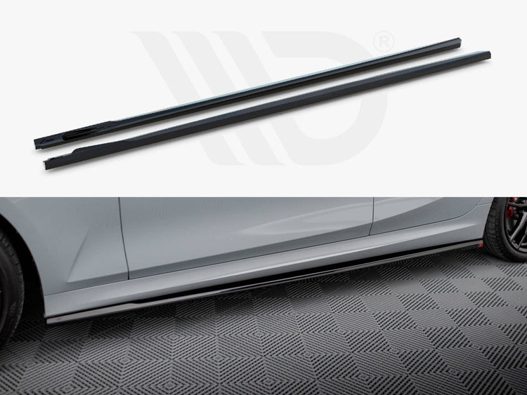 Side Skirts Diffusers BMW 3 M340i / M-Pack G20 / G21 Facelift - Wayside Performance 