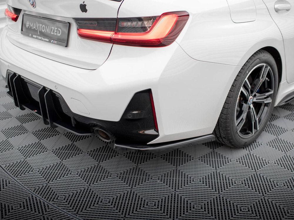Rear Side Splitters BMW 3 M-Pack G20 / G21 Facelift - Wayside Performance 