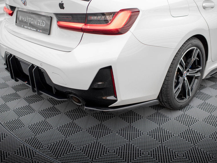 Rear Side Splitters BMW 3 M-Pack G20 / G21 Facelift - Wayside Performance 