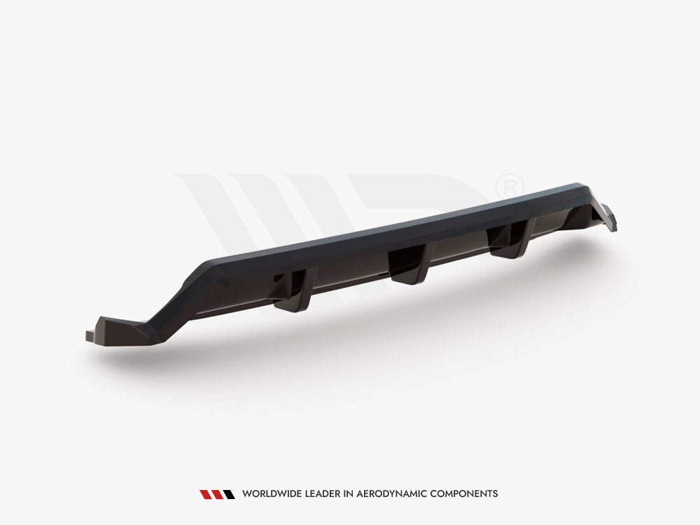 Central Rear Splitter (Vertical Bars) BMW X3 M-Pack G01 Facelift - Wayside Performance 