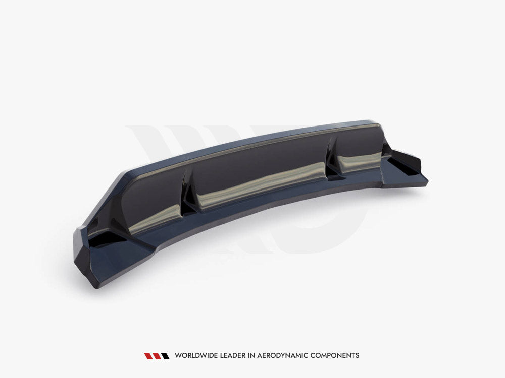 Central Rear Splitter (Vertical Bars) BMW X3 M-Pack G01 Facelift - Wayside Performance 