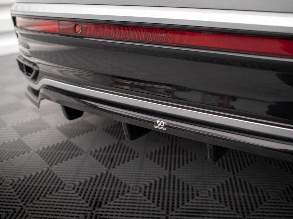 Central Rear Splitter (Vertical Bars) VW Taigo R-Line Mk1 - Wayside Performance 
